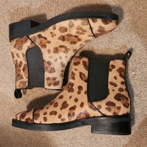 Cole haan calf hair boots